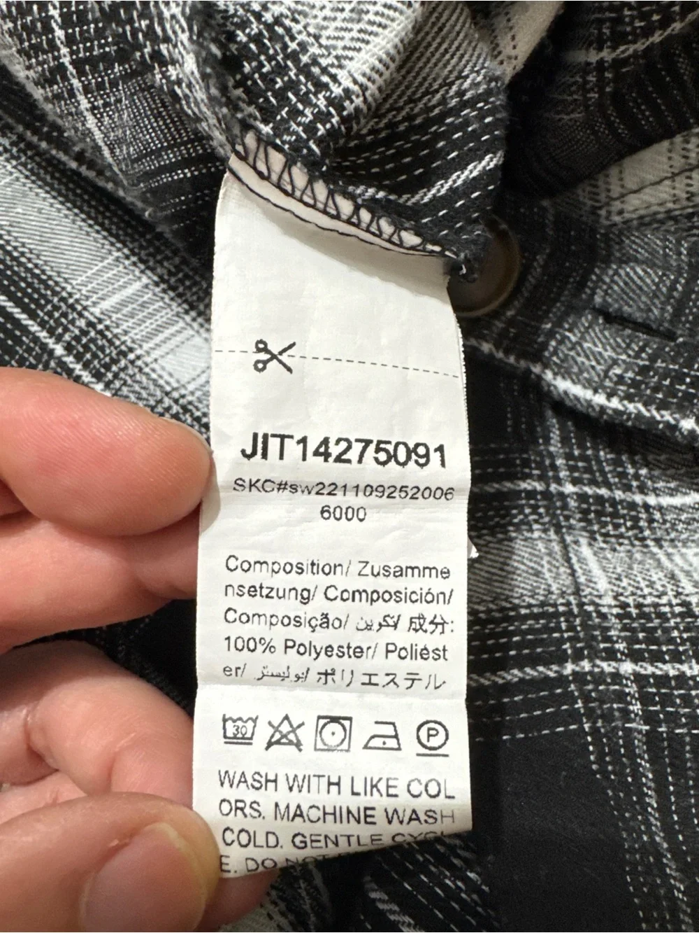 SHEIN Plaid Overall Jumpsuit M Black/White EUC